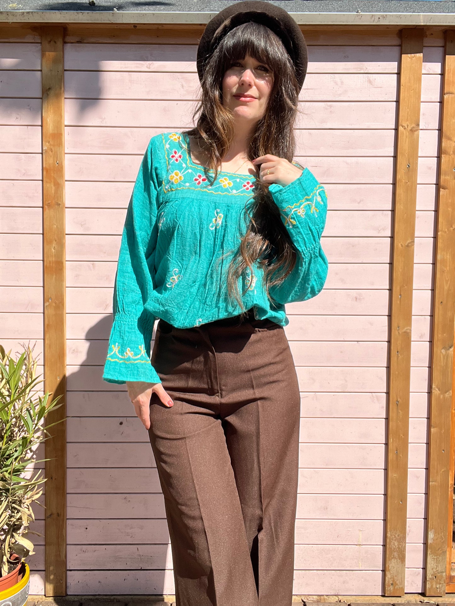 Tabitha Indian cotton shirt M