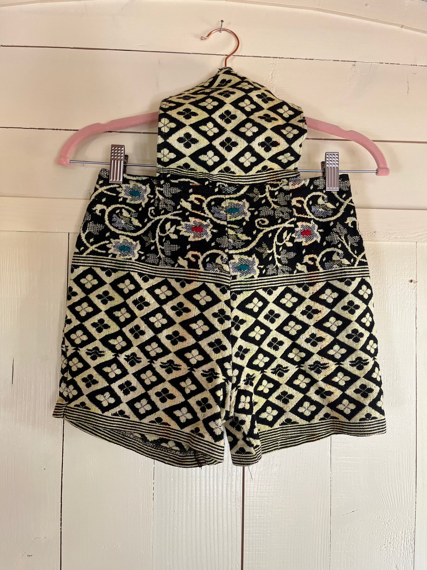 Goldie Embroidered Indian Jumpsuit hotpants