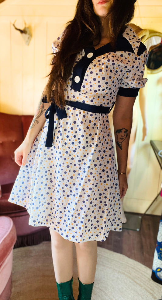 Dotty - Jaren 60 vintage jurk