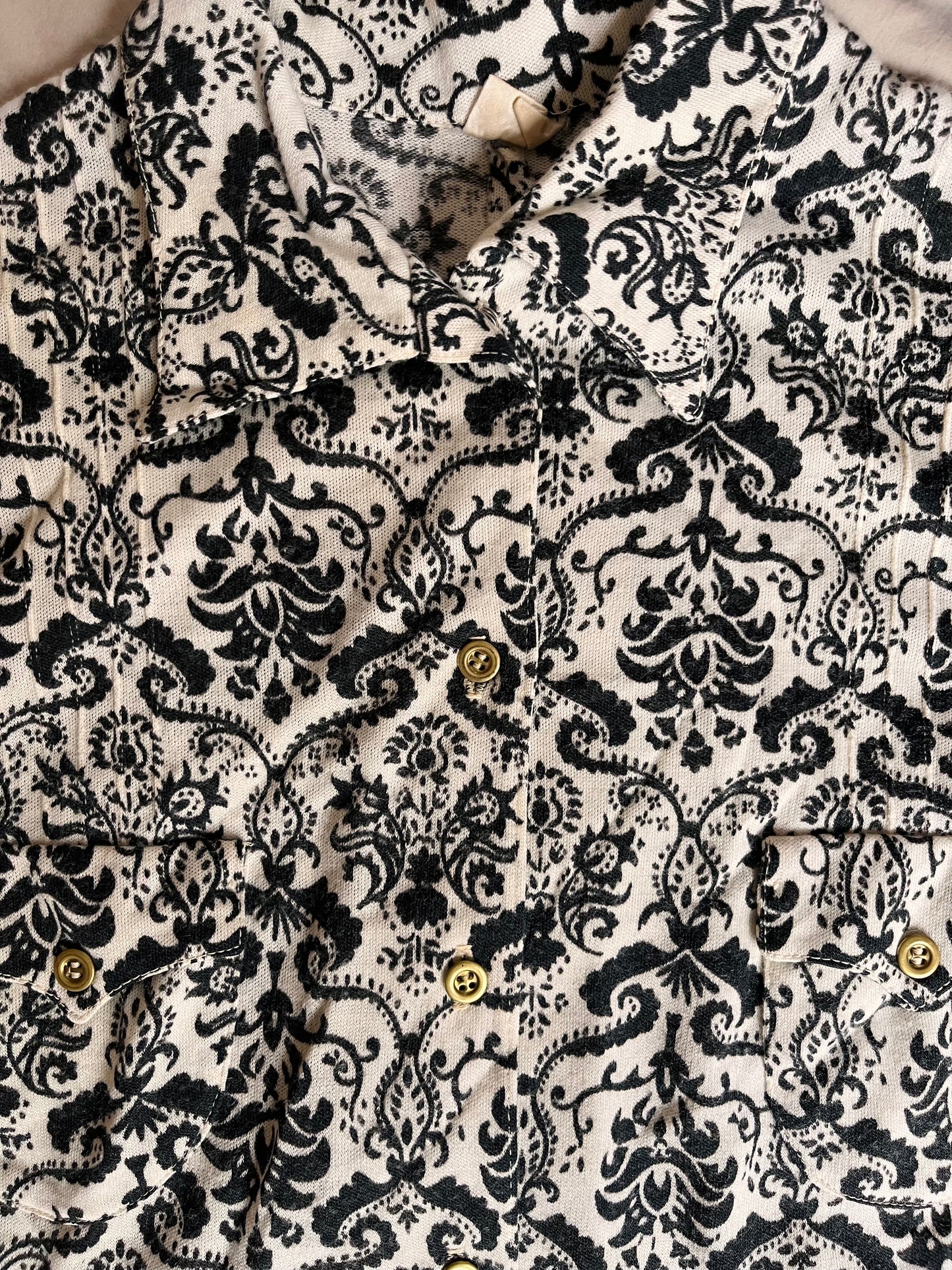 Vintage tuniek black & white