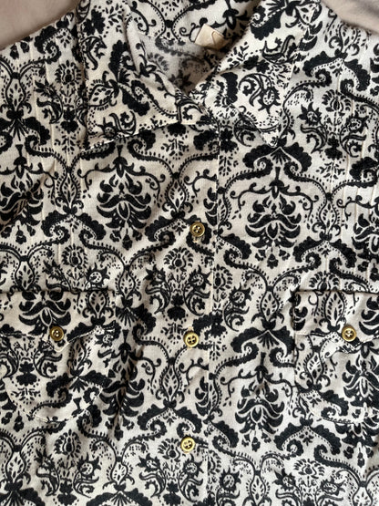Vintage tuniek black & white