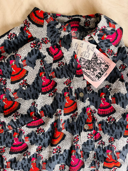 Cute vintage blouse Dancing Queen
