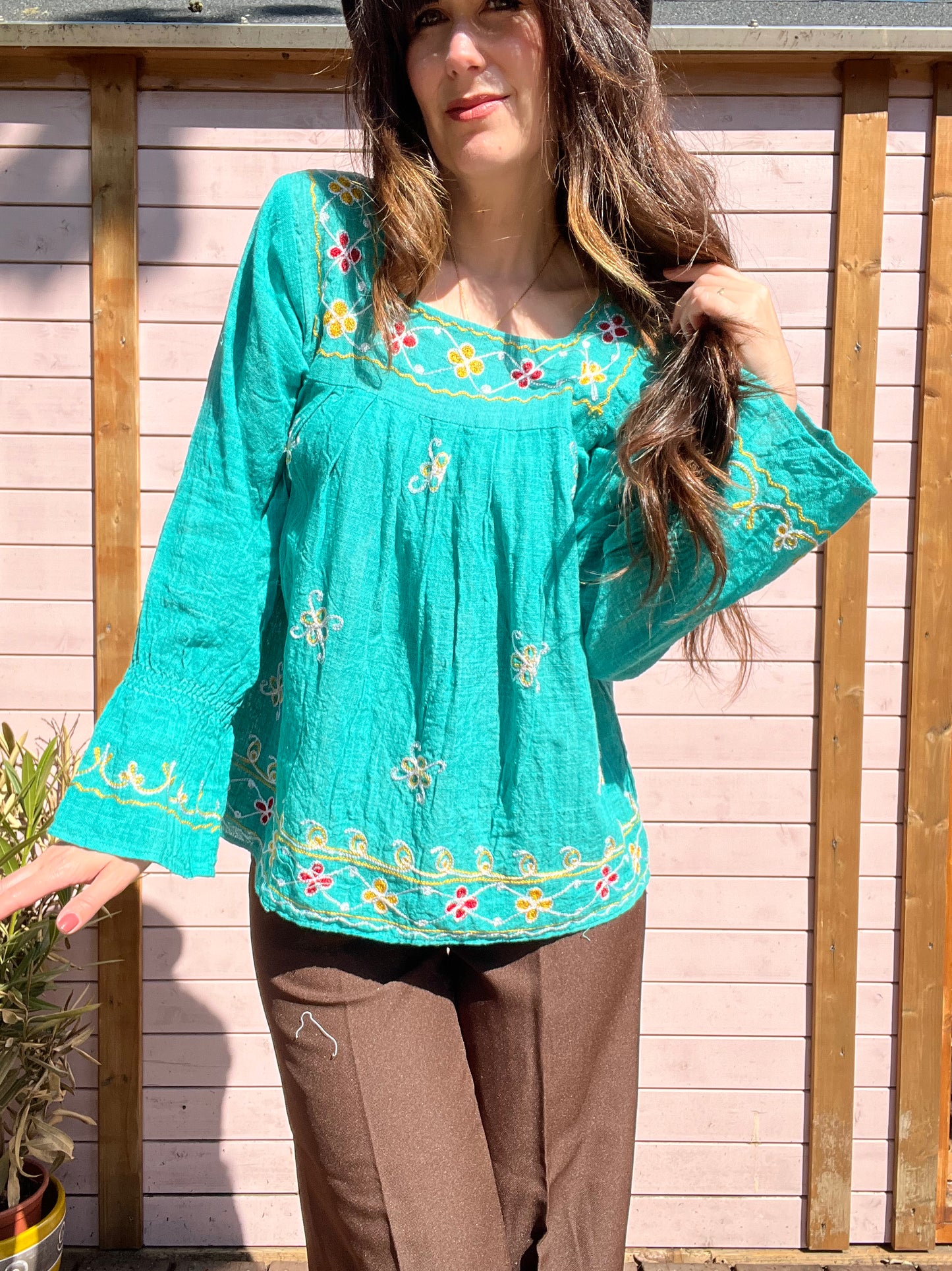 Tabitha Indian cotton shirt M