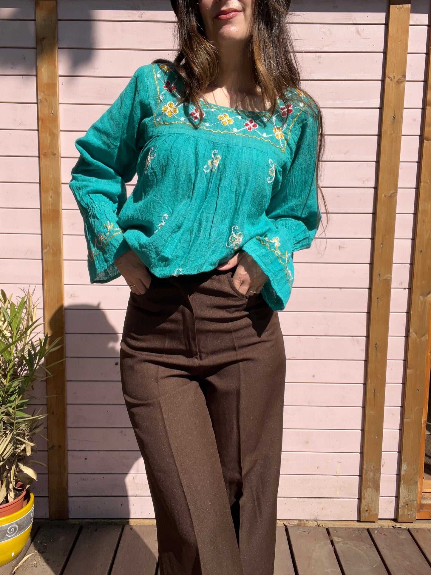 Tabitha Indian cotton shirt M