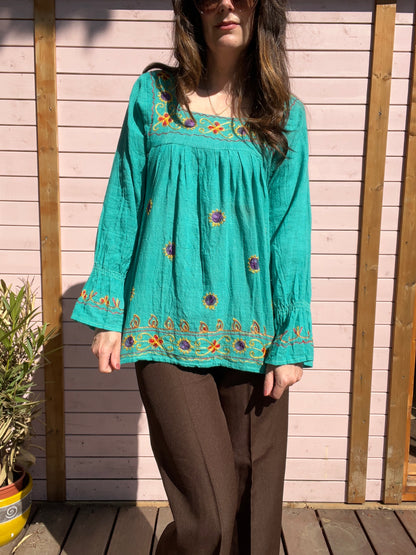 Talulah Indian cotton shirt S