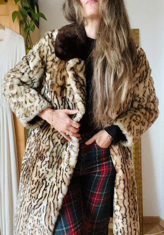 60s Leopard Coat
