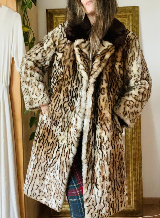 60s Leopard Coat