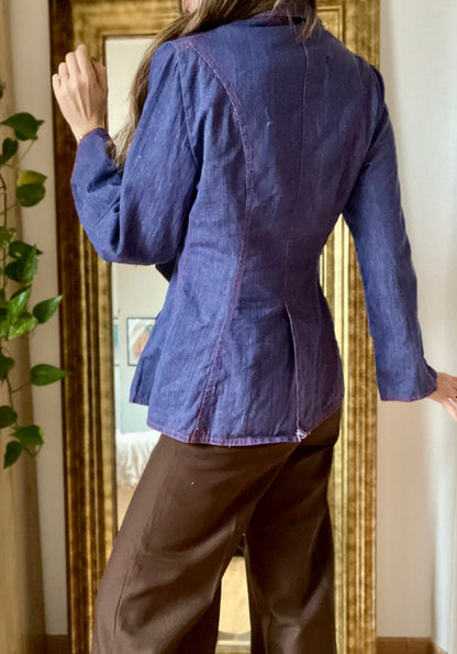 Seventies Denim Blazer Dory