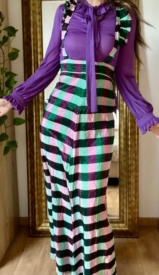 Psychedelic 60s salopette rok