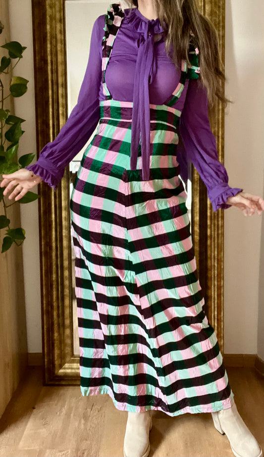 Psychedelic 60s salopette rok