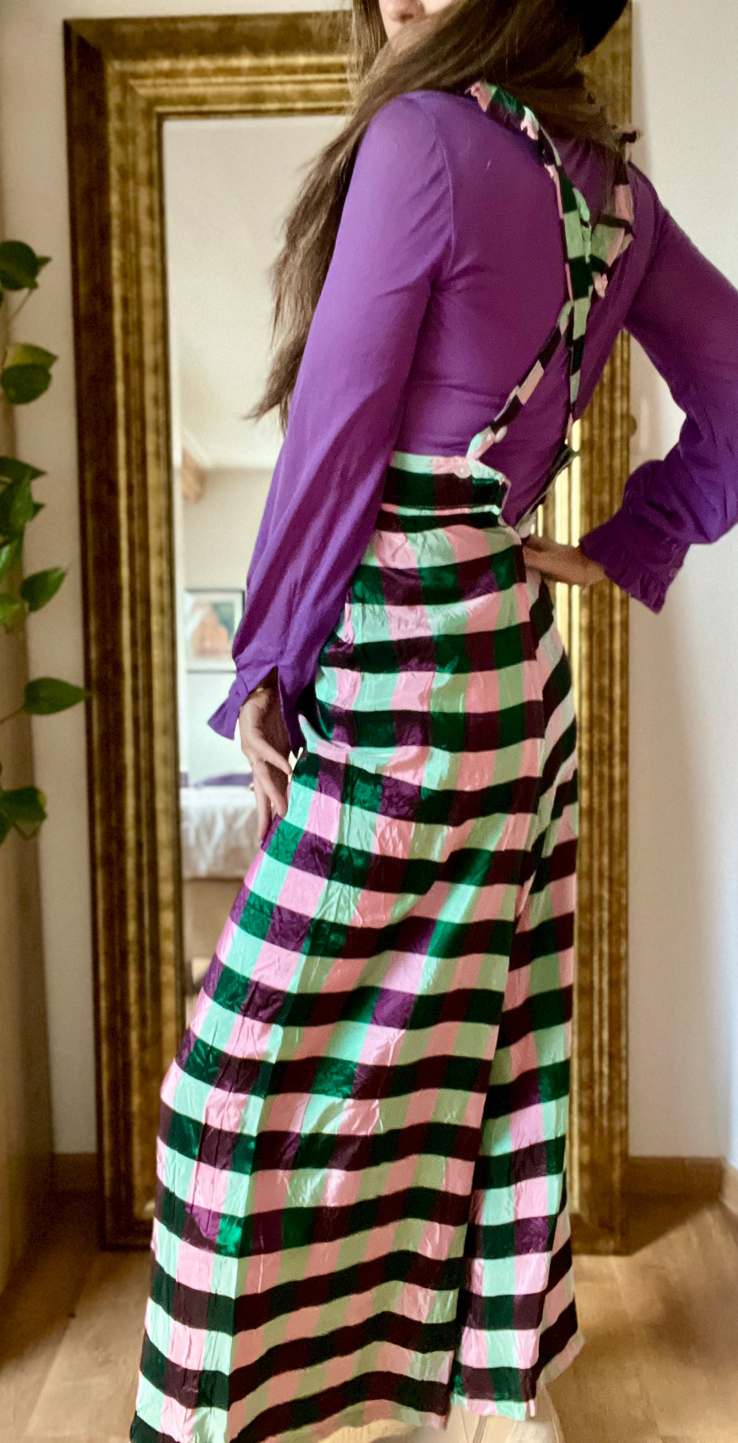 Psychedelic 60s salopette rok