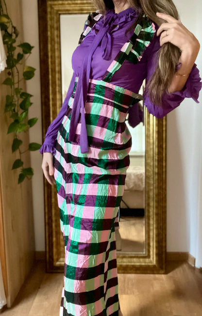Psychedelic 60s salopette rok