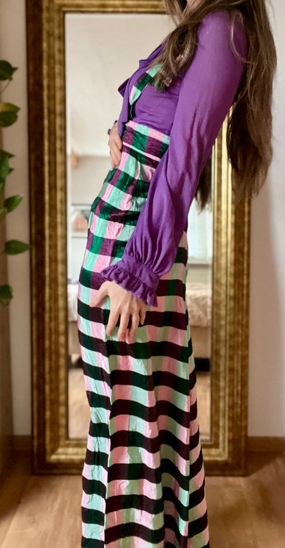 Psychedelic 60s salopette rok