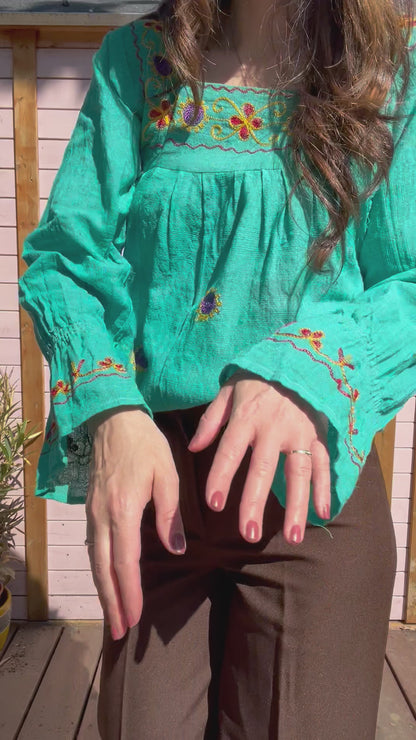 Talulah Indian cotton shirt S