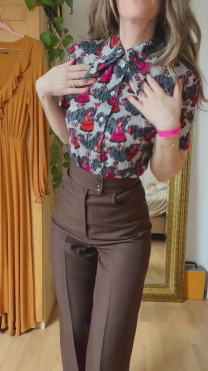 Cute vintage blouse Dancing Queen